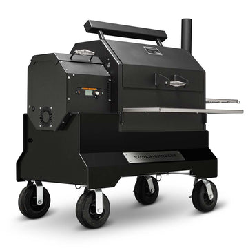 YS640s Yoder Pellet Grill on Black Competition Cart - 129943